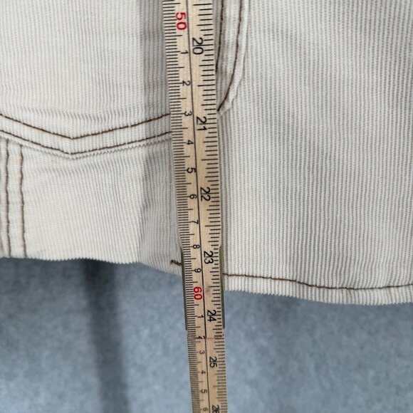 Gap Womens VTG Corduroy Blazer Jacket Size 16 Tan Western Y2K Neutral NEW - Picture 11 of 12